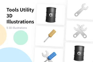Tools Utility 3D Illustration Pack