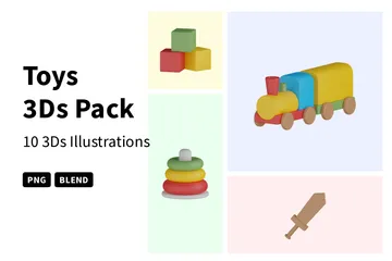 Toys 3D Icon Pack