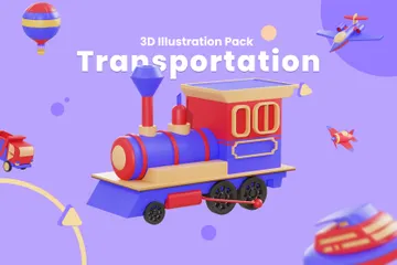 Transport Pack 3D Illustration