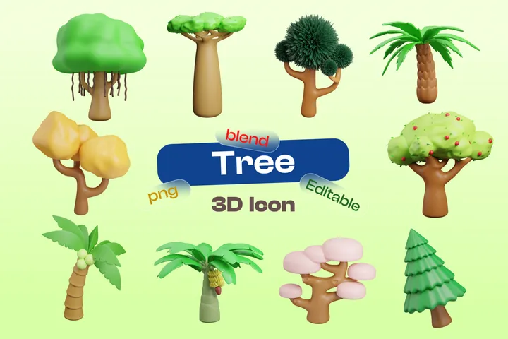 499 Palm Tree 3D Illustration Packs - Free in PNG, BLEND, glTF - IconScout