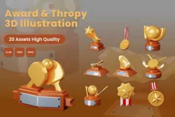 Prix et Trophée Pack 3D Icon