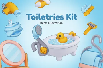 Trousse de toilette Pack 3D Icon