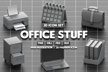 Trucs de bureau Pack 3D Icon