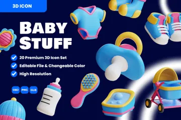 Trucs pour bébé Pack 3D Icon