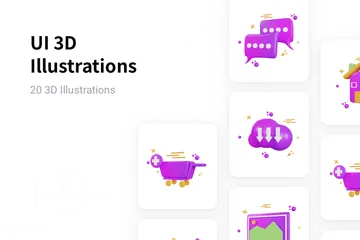 UI 3D Illustration Pack