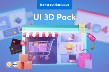 UI 3D Illustration Pack
