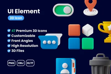 UI 3D Icon Pack