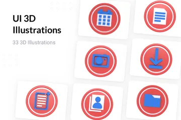 UI 3D Illustration Pack