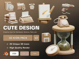 Interface do usuário Pacote de Icon 3D