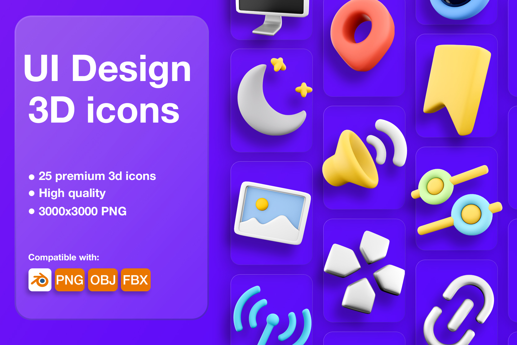 Premium Ui Design 3D Illustration pack from User Interface 3D Illustrations