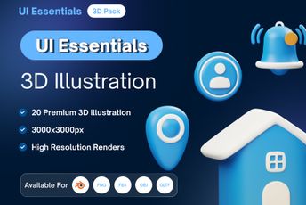 UI Essentials 3D  Pack