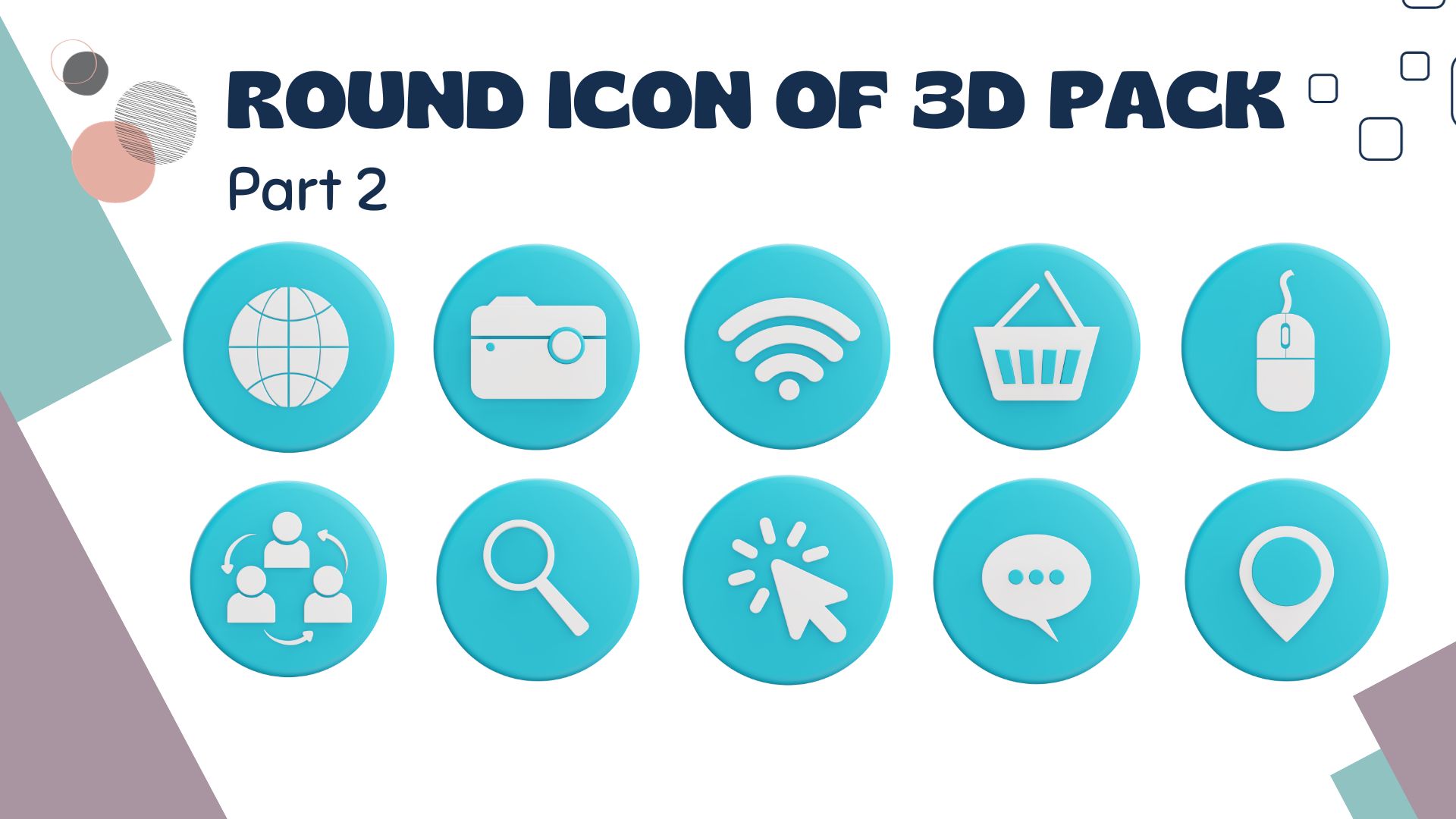 Premium UI Part 2 3D Illustration pack from User Interface 3D Illustrations