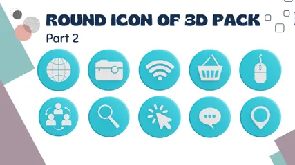 UI 파트 2 3D Icon 팩