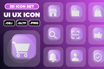 UI UX 3D Icon Pack