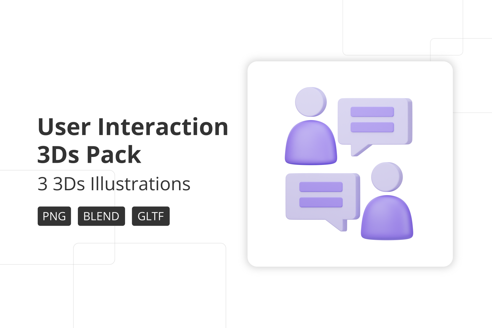 Premium User Interaction 3D Illustration pack from Network ...