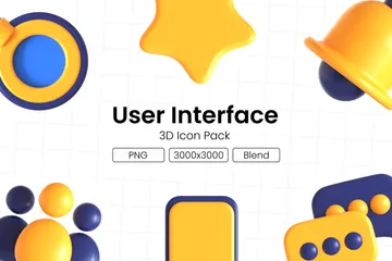 User Interface 3D Icon Pack