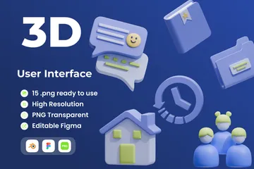 User Interface 3D Icon Pack