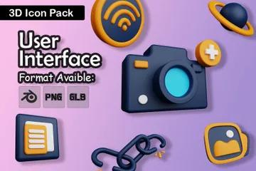 User Interface 3D Icon Pack