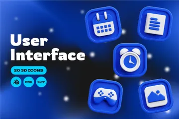 User Interface 3D Icon Pack