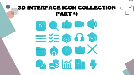 User Interface 3D Icon Pack