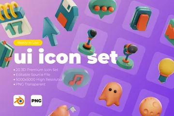 User Interface 3D Illustration Pack