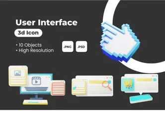 User Interface 3D Illustration Pack