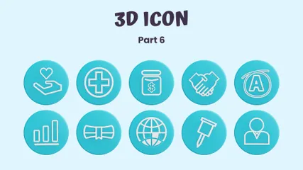 User Interface Part 6 3D Icon Pack
