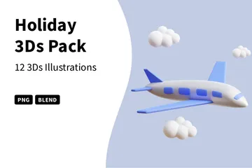 Vacances Pack 3D Icon
