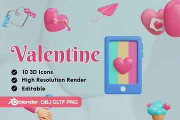 Valentine 1.1 3D Icon Pack