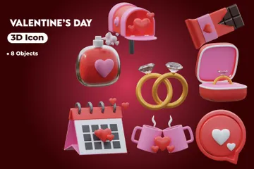 Valentine 3D Icon Pack