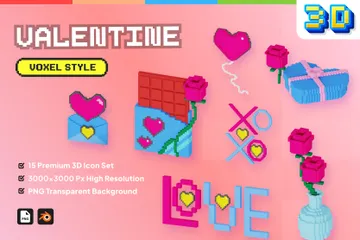 Valentine Voxel 3D  Pack