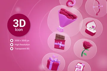 Valentines Day 3D  Pack
