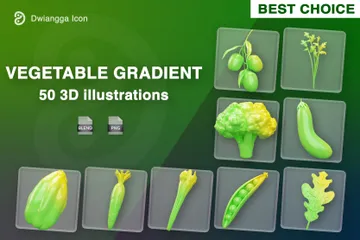 Vegetable 3D Icon Pack