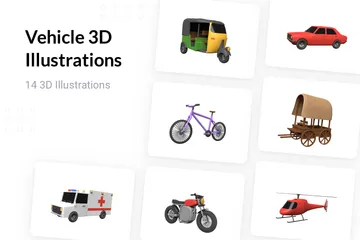 車両 3D Illustrationパック