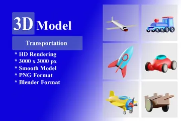 Veículos Modernos Pacote de Icon 3D