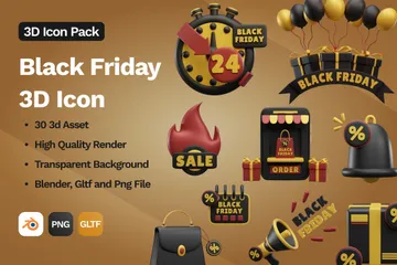 Vendredi noir Pack 3D Icon