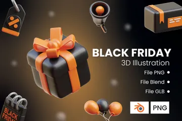 Vendredi noir Pack 3D Icon