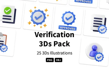 Verificação Pacote de Icon 3D