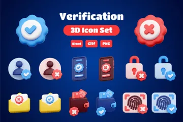Verificação Pacote de Icon 3D