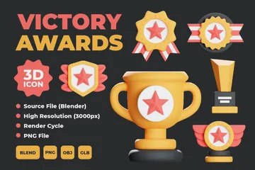 Victory Awards 3D Icon Pack
