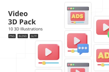 Vidéo Pack 3D Icon