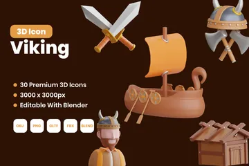 Viking 3D Icon Pack