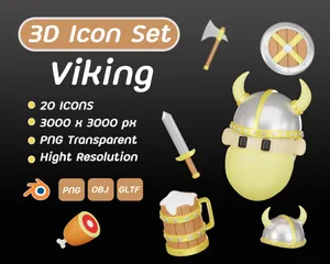Viking 3D Icon Pack
