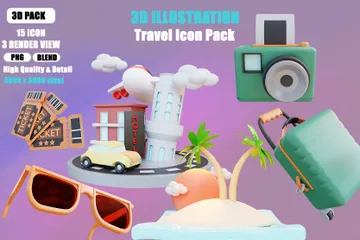 Voyage Pack 3D Icon