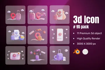 Voyage Pack 3D Icon