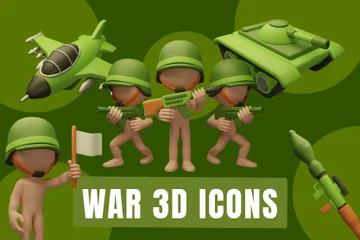 戦争 3D Iconパック