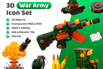 War Army 3D  Pack