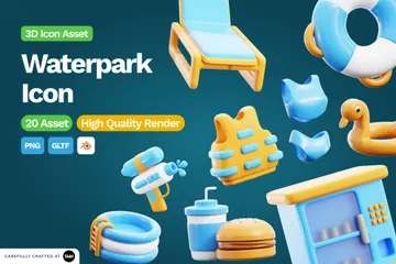 Water Park 3D Icon Pack