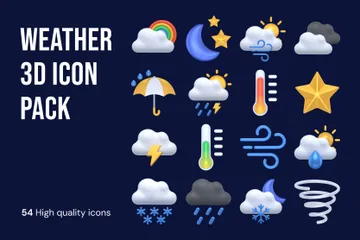 Weather 3D Icon Pack