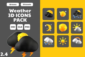 Weather 3D Icon Pack